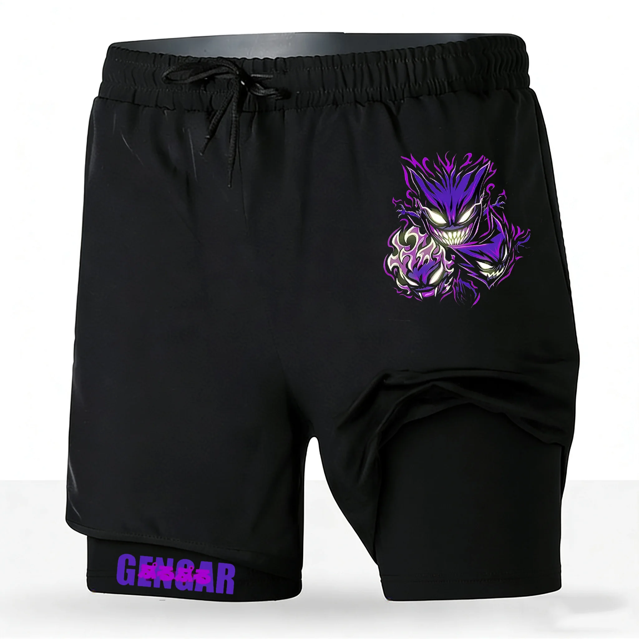 shorts-esportivos-2-em-1-de-alta-performance-pokemon-gengar-gastly-haunter-2026-shorts-de-academia-streetwear-anime-para-homens-e-mulheres