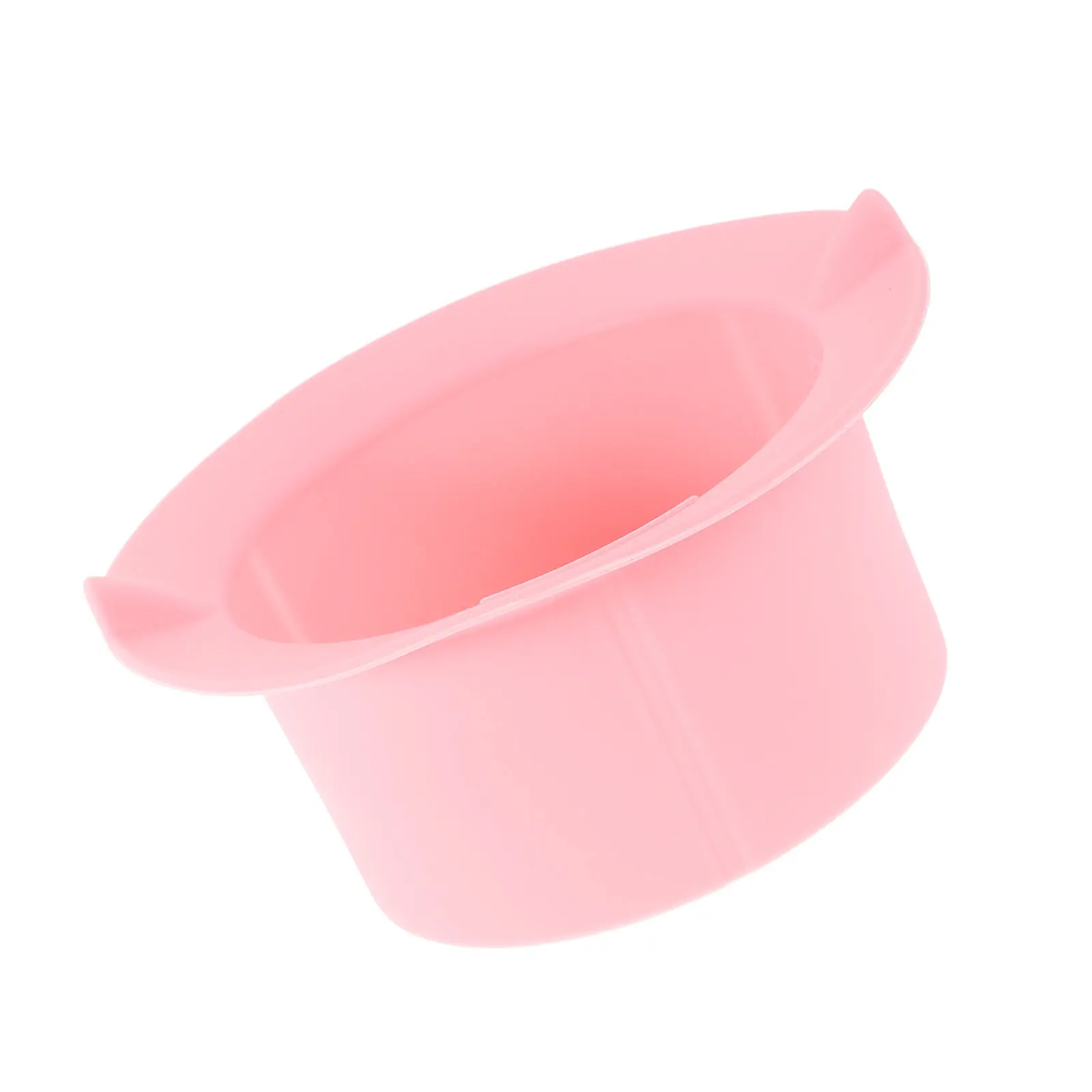 Silicone Wax Melting Bowl Non-Stick Heat-Resistant Pot Reusable Wax Bean Warmer Pink for Professional Salon Home Use view 5
