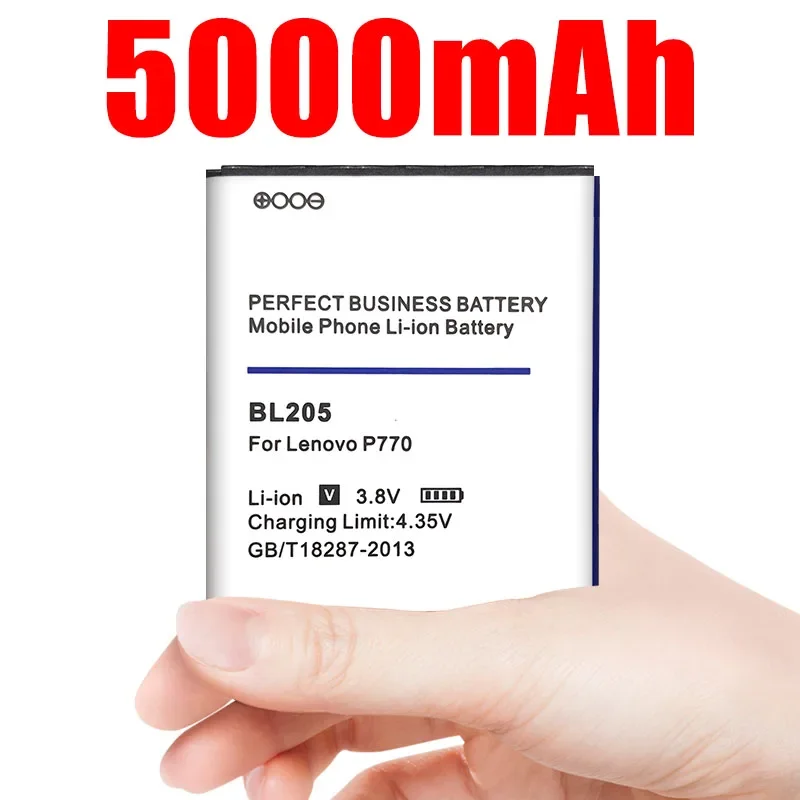 5000mah for Lenovo P770 Bl205 Battery 3500mah