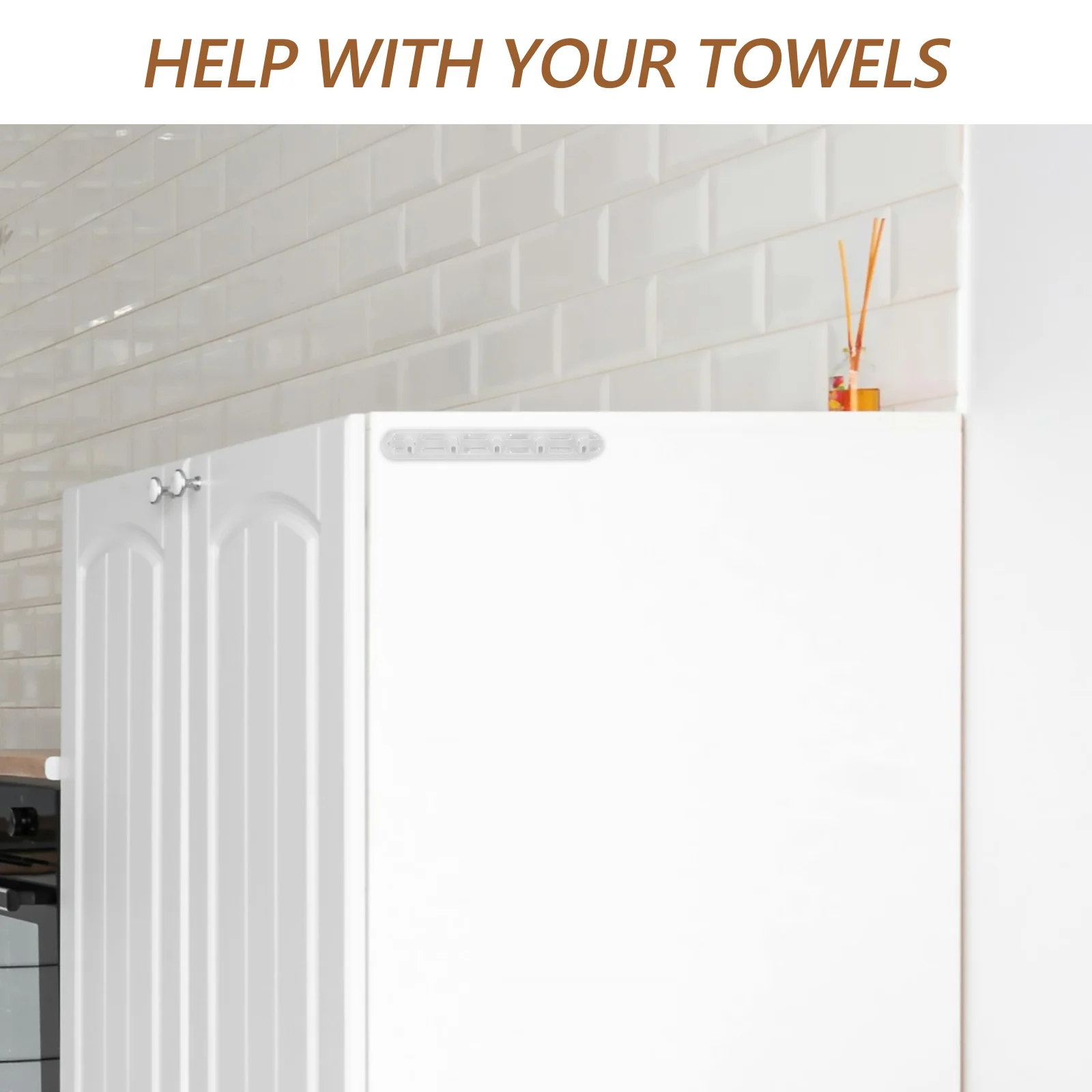 Adhesive Under Cabinet Hook Sliding Rack Retractable Organizer Damage Free No Drilling Space Saving Holder for Kitchen Bathroom