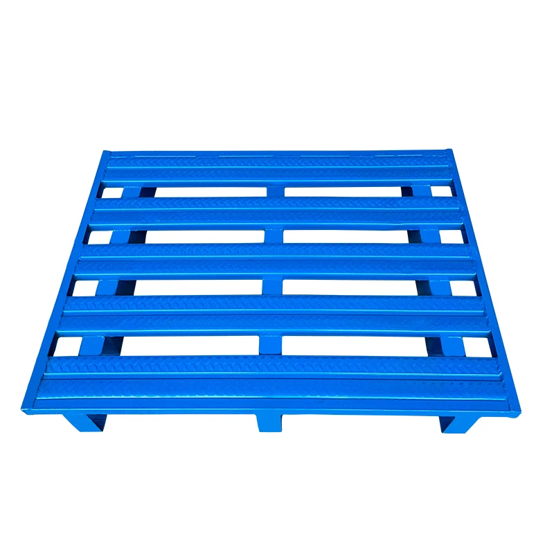 

Steel forklift pallet, four-sided fork storage logistics pad, moisture-proof board pallet industrial metal standard iron pallet