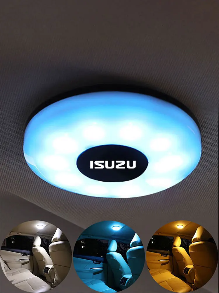 for Isuzu D-MAX D MAX Dmax I II WFR VAN Mobile magnetic reading light inside the car Interior LED roof light and tailbox light