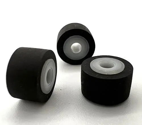 1 pz 5. 5 puleggia in gomma con rullo a pizzico per registratore a nastro Audio aziona i componenti del lettore Stereo Walkman a cassetta