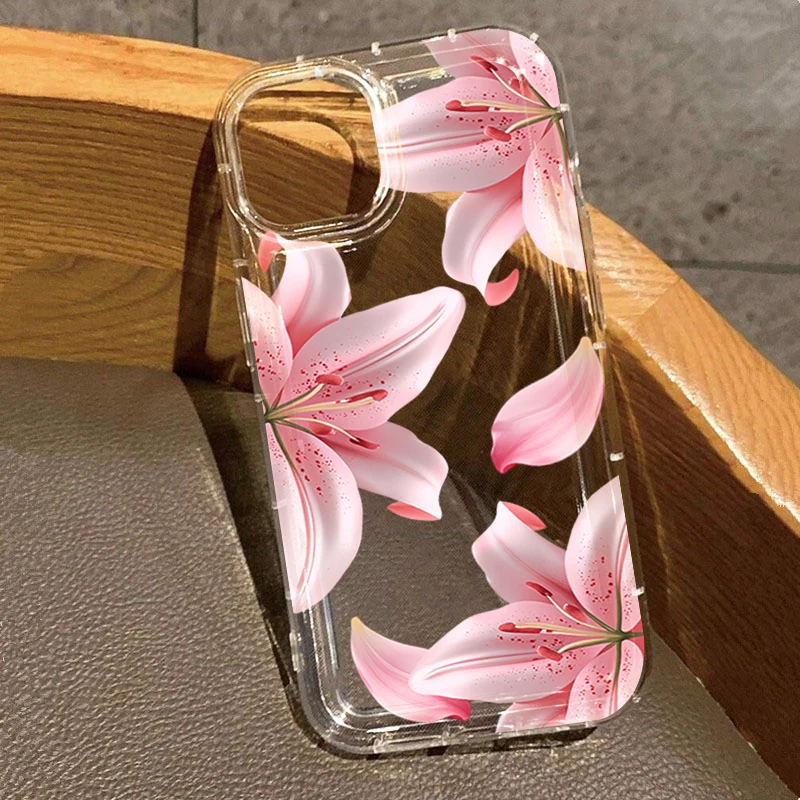 Capa de Telefone com Estampa de Flor Rosa Vogue para Xiaomi Redmi Note 13 12 11 Pro Plus 4G 5G 12C 13C 4G 12 11 10 S com Proteção de Lente