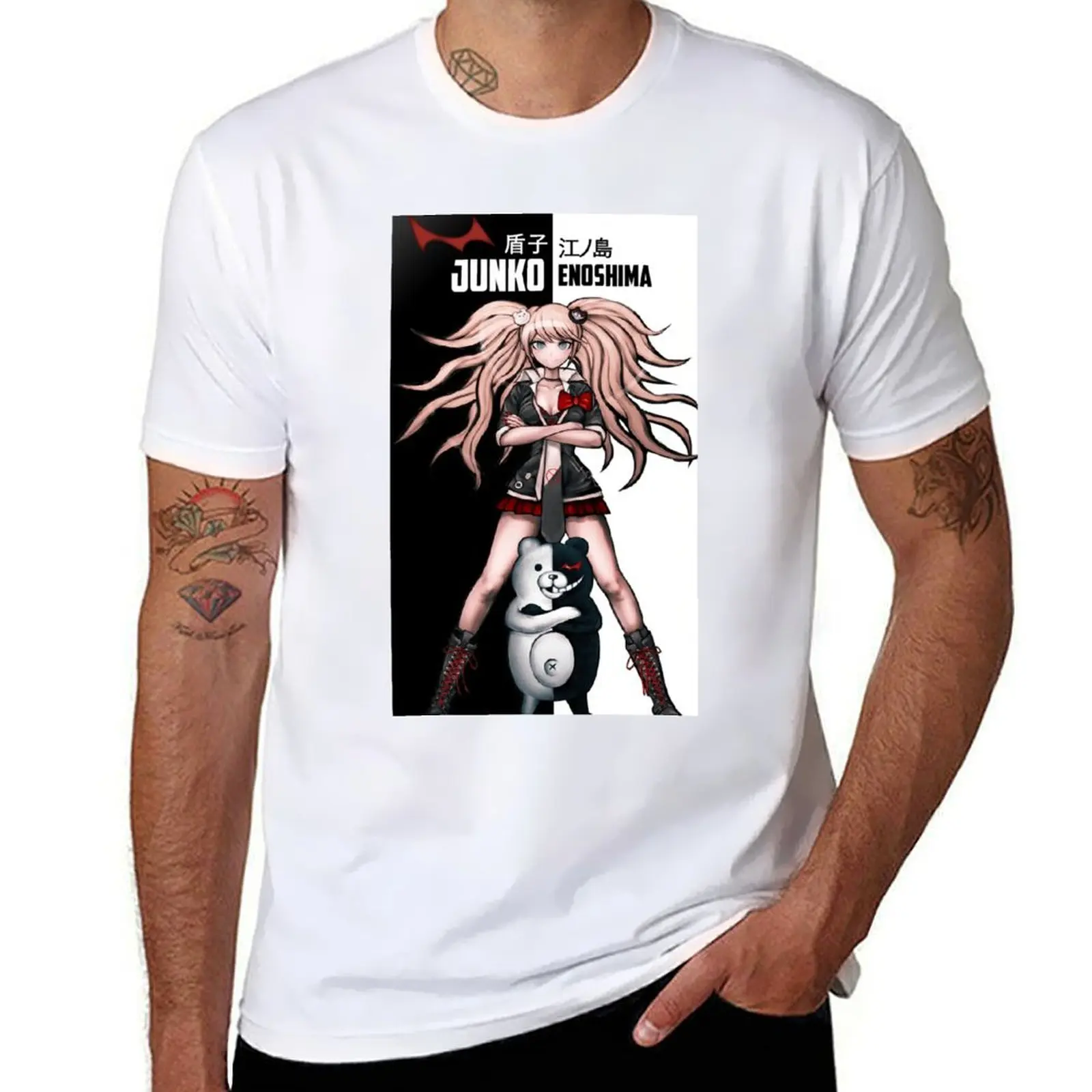 

Junko Enoshima T-Shirt cotton t shirt pack t shirts for man pack white T-Shirt