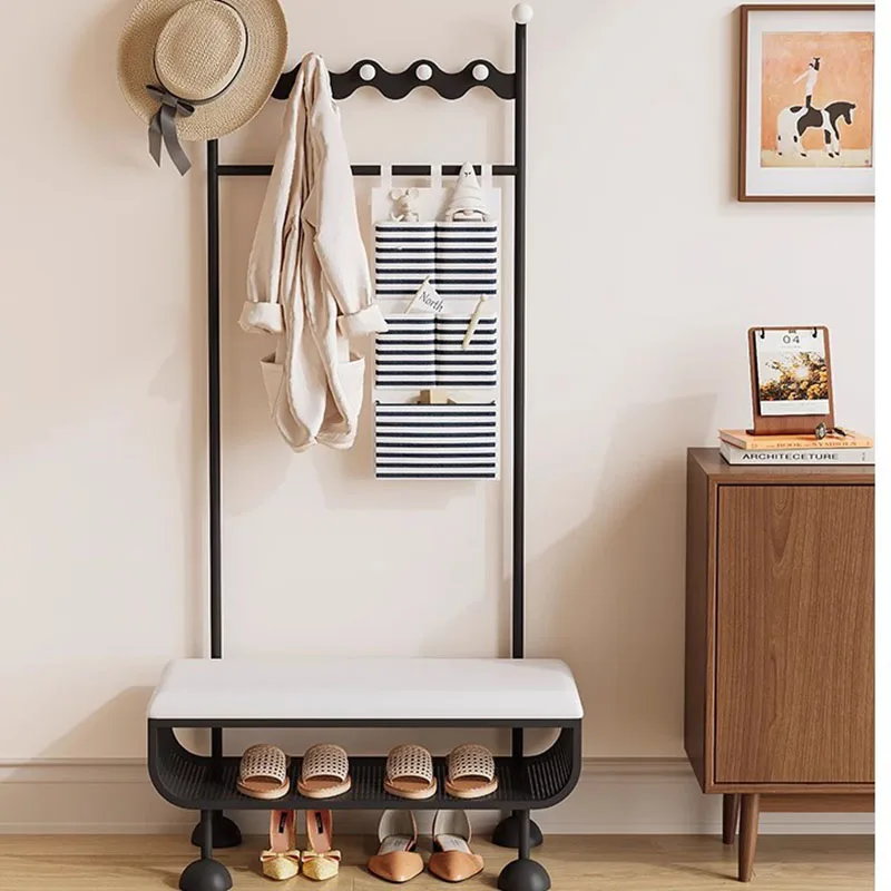 

Standing Storage Coat Racks Shoe Wall Open Organizer Space Saving Dress Coat Racks Rail Metal Perchero Lounge Suite Furniture