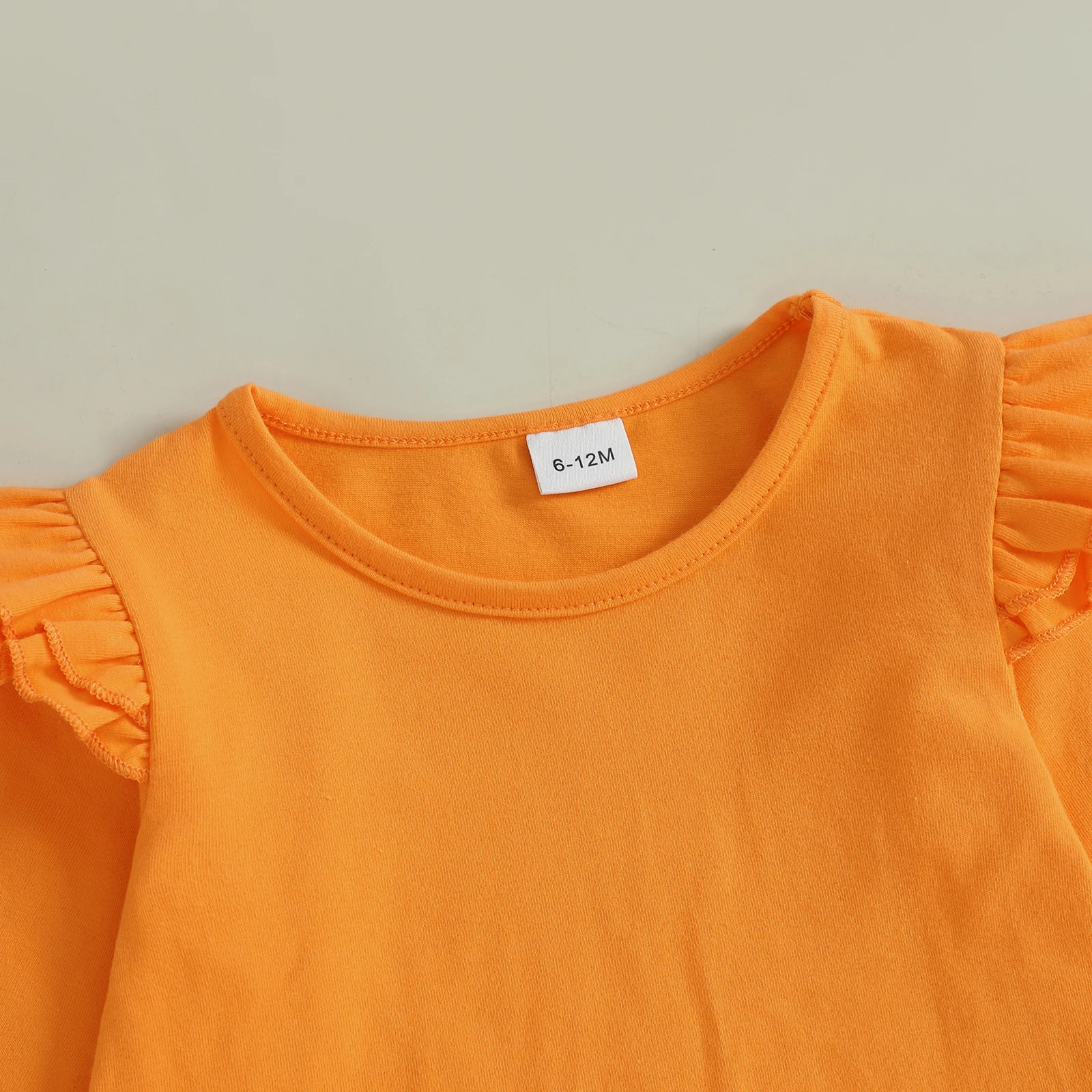 

Наряд на Хэллоуин для маленьких девочек Tregren, однотонные топы с длинными рукавами и клетчатая юбка на подтяжках с призрачным узором, комплект из 2 предметов