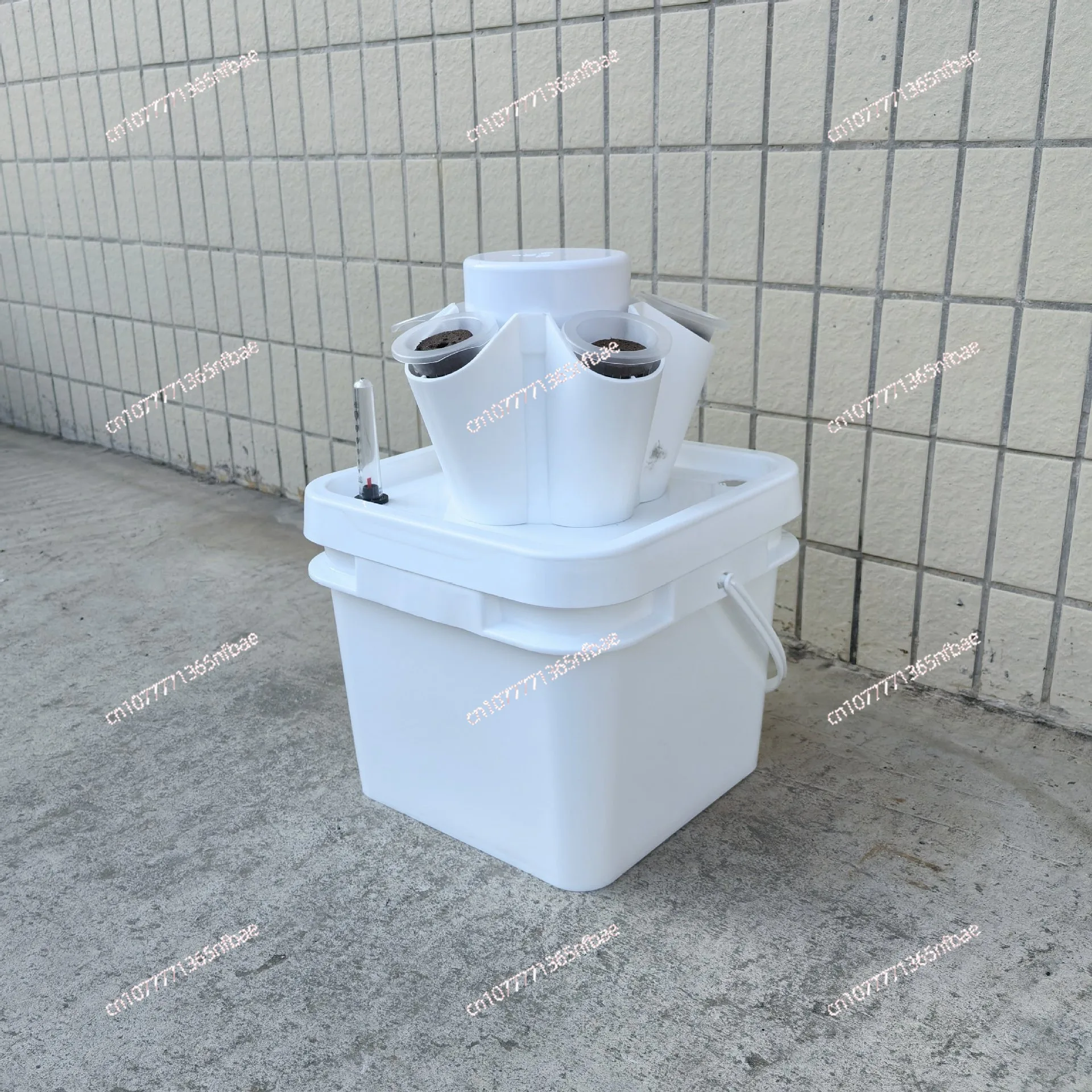 8L Hydroponic Growing Tower Soilless Cultivation Equipment Vertical Hydroponic Column Desktop Plant Grow Tower