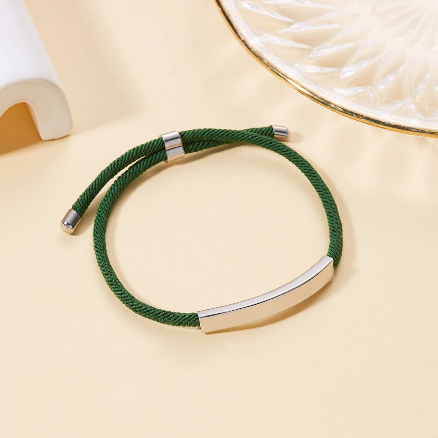 Personal isierte Herren Armband maßge schneiderte Seil Kette Armreif Edelstahl Name Datum Text graviert Armband Geburtstags geschenk für ihn – Detail 15