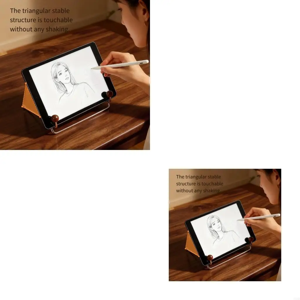 J1HD Desk Display Pad Stand With Reinforced Steel Frame And Antislip Pad Holder For Stable Typing And Viewing