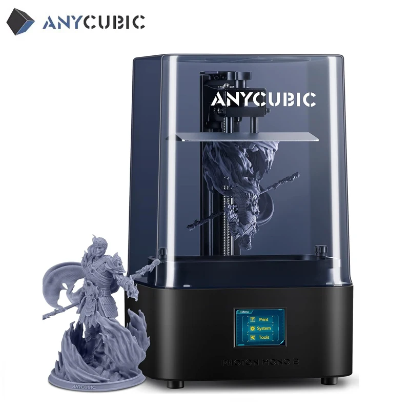 

ANYCUBIC Photon Mono 2 LCD UV Resin 3D Printer High-Speed 3D Printing 6.6" 4K+ Monochrome Screen 165*143*89mm 3D Printing Size