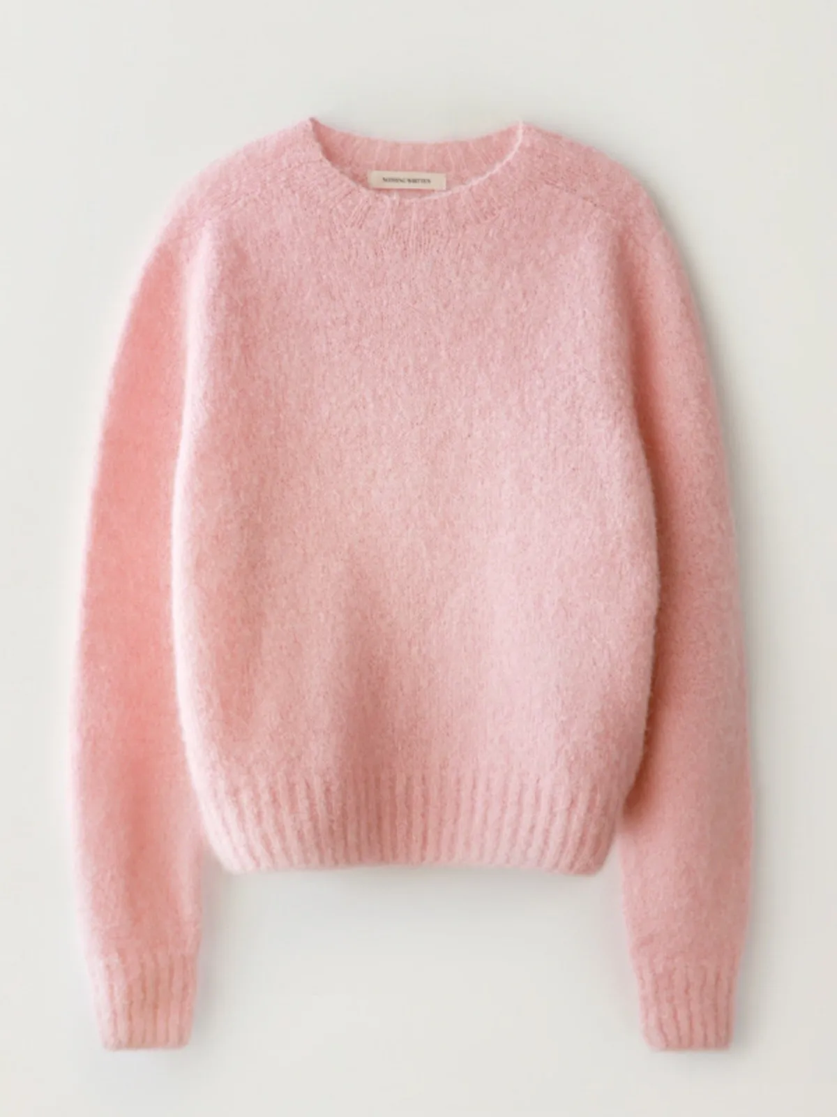 

Women's Knitted Sweater Long Sve Pure Color Wool Loose Fit Spring 2025 Korean Sle Sweet Sle round Ne Top