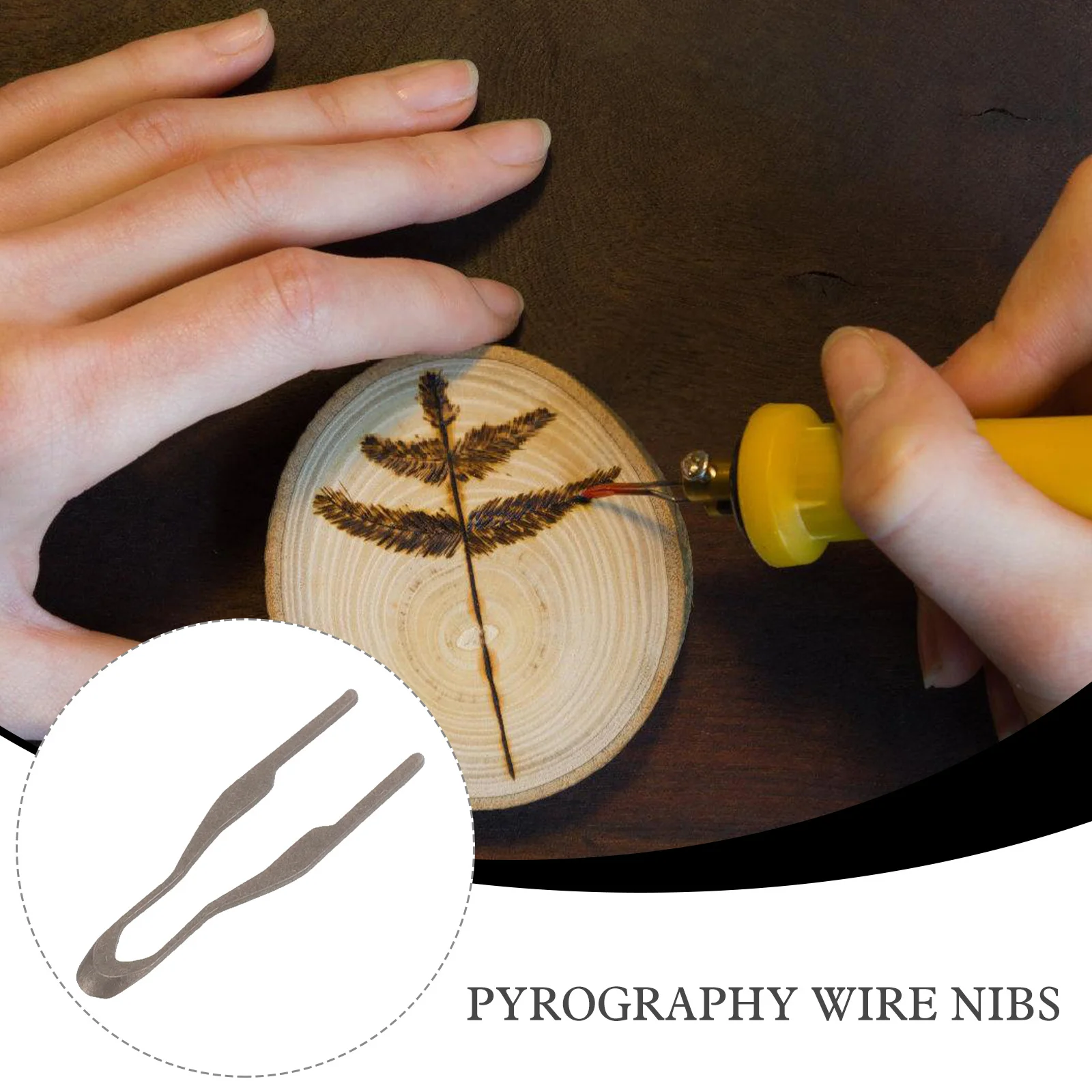 Наконечники для проволоки для пирографии с высоким импедансом, совместимые большинство моделей, прочные, компактные наконечники для хранения проводов для пирографии, только наконечники для сжигания древесины