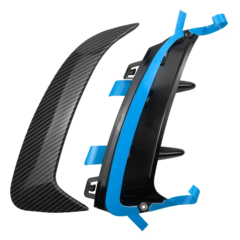Für Mercedes Benz A-Klasse W177 Fließheck A180 A200 A220 A250 A35 2020+ Hinten Vorne Stoßstange Spoiler Aufkleber Fender Canards Fins – Detail 9