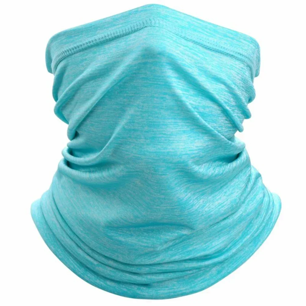 

Ice Silk Ventilate Summer Sun Block Shield Neck Tube Motorcycle Scarf Outdoor Ice Silk Mask Half Face Party Mask Cover