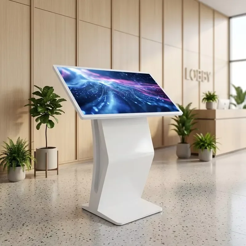 43 Inch K Base Capacitive Touch Screen Android Kiosk All in One PC Checking Kiosk Podium for Exhibition Museum