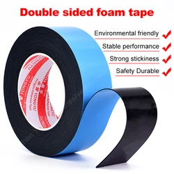 Blue Film Black Foam Double-Sided Tape Car Balance Block High-Density High Adhesion Household Waterproof High Temperature