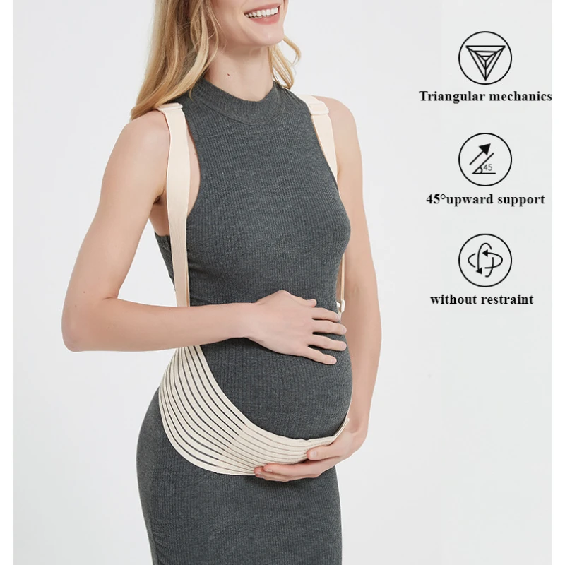 Maternity Belly Support Band – Adjustable Pregnancy Brace Belt Abdomen and Back Care – for Pregnant Women Pelvic Pain Relief