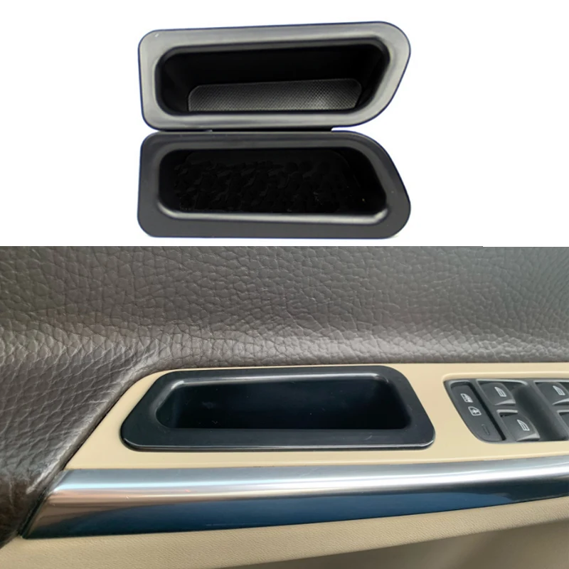 Car Styling for Volvo s60 v60 xc60 storage box door handle Armrest box beigeblack Front door+back door Finishing box 2010-2017