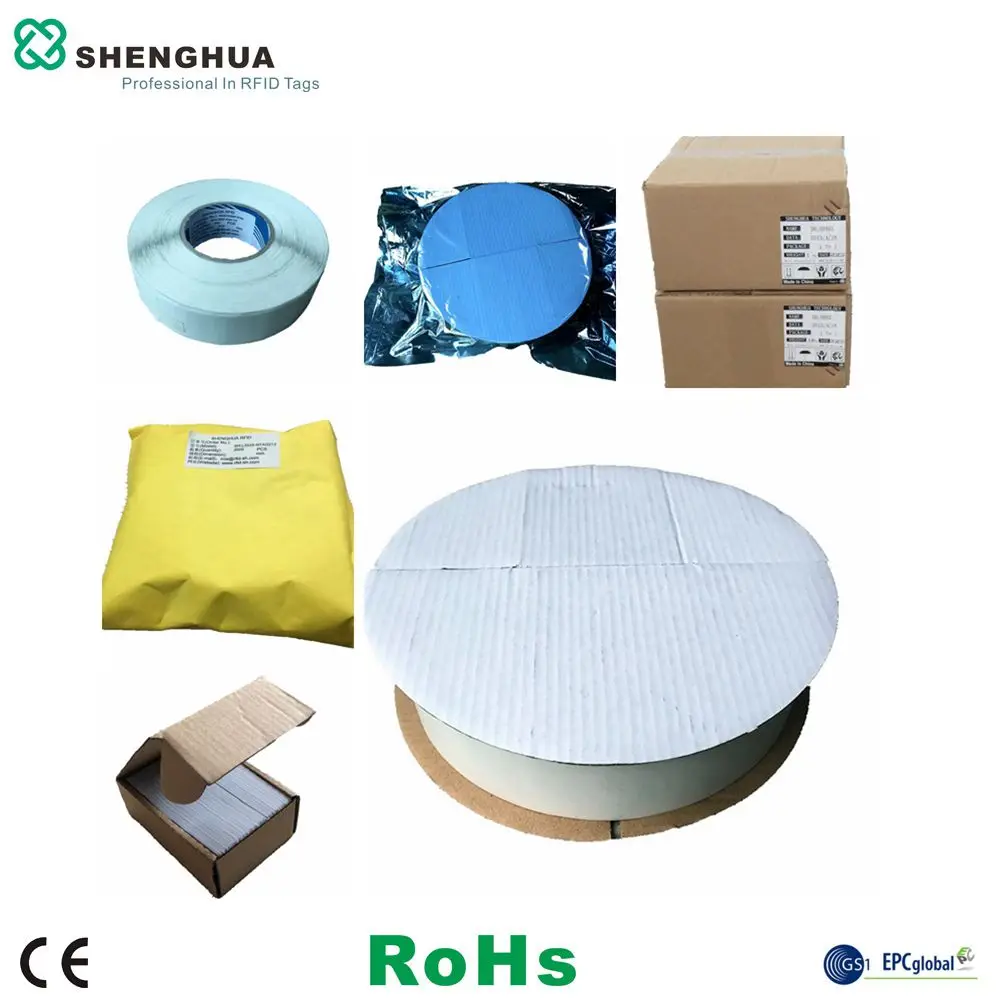 2000 ชิ้น/ล็อต Anti Transfer RFID UHF Logistics พิมพ์สติกเกอร์ป้ายกระดาษยาวอ่านสําหรับ ZEBRA เครื่องพิมพ์ 7U ชิป
