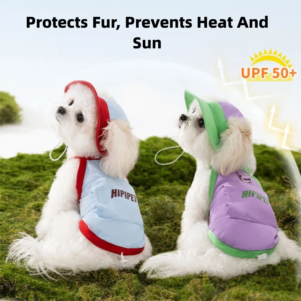

New Breathable Summer Dog Clothes Comfortable Stylish Puppy Apparels Cooling Fabric Lightweight Dog Vest Outdoor