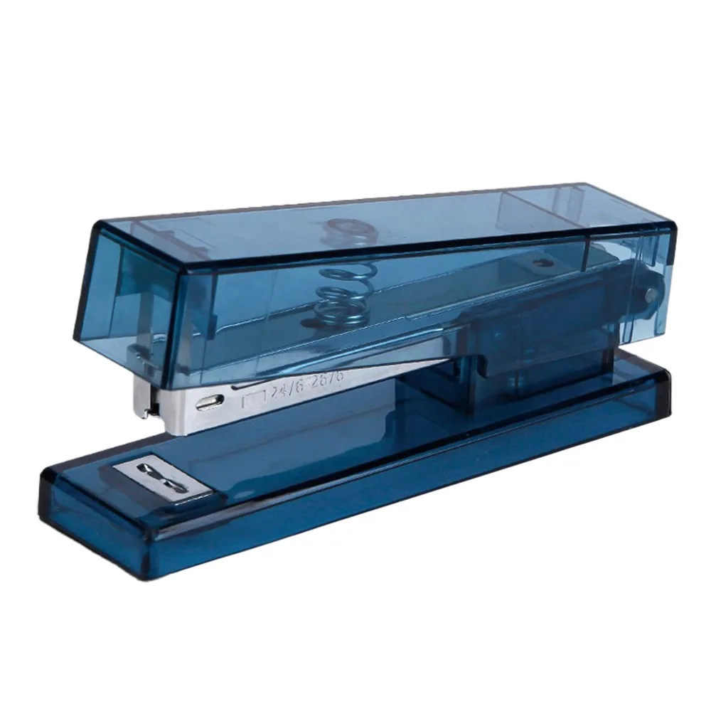 Use 24/6 26/6 Staples Stapler Transparent Large Size Stapling Machine Effortless Labor-saving Long Stapler Office School