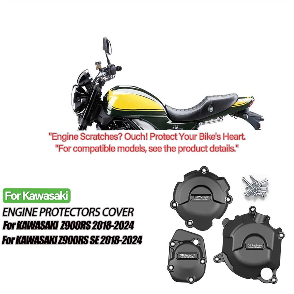

For KAWASAKI Z900RS SE 2018-2024 Engine Cover Protectors Case Set Motorcycle Accessories Protection Kit for Z900RS