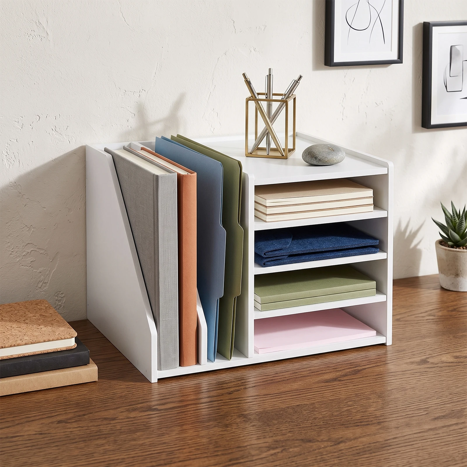 Desktop Filing Tray - 4-ярусная 2-уровневая стойка для хранения документов,