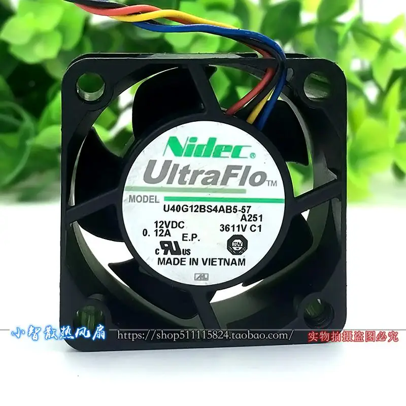 الأصلي U40G12BS4AB5-57 12 فولت 0.12A 4020 40*40*20 مللي متر جديد مروحة التبريد المبرد