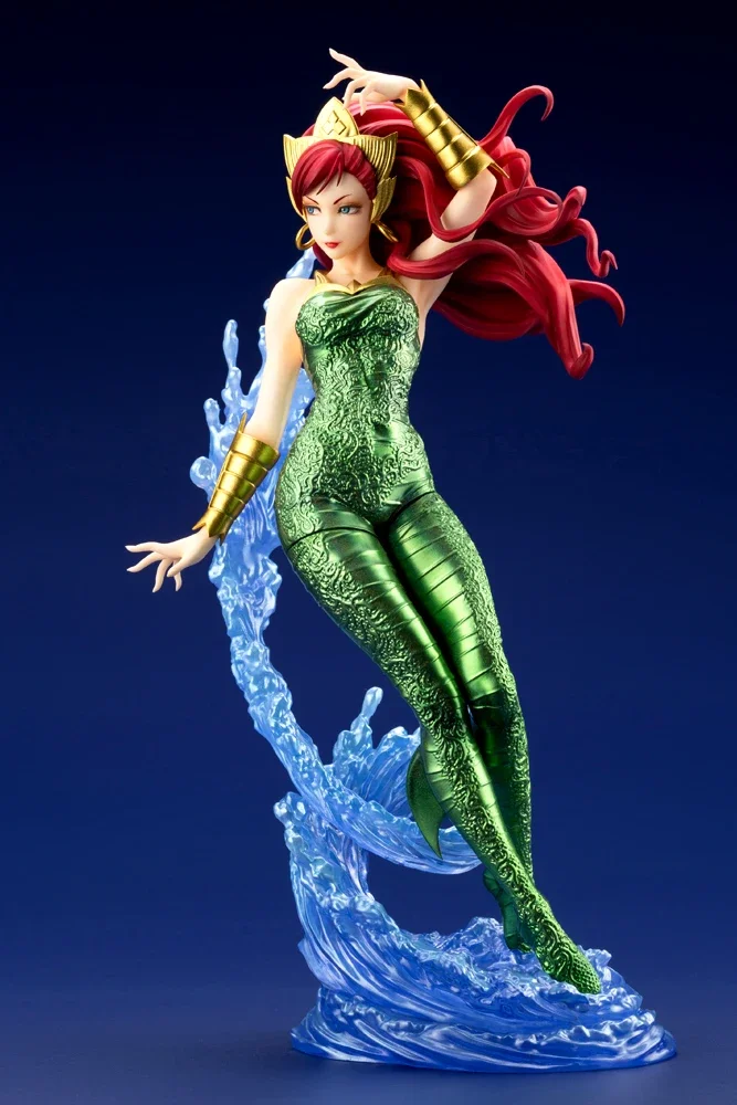 Original Kotobukiya BISHOUJO STATUE Aquaman Sea Queen Mera PVC 1/7 Action Figure Anime Model Hobbies Collectible