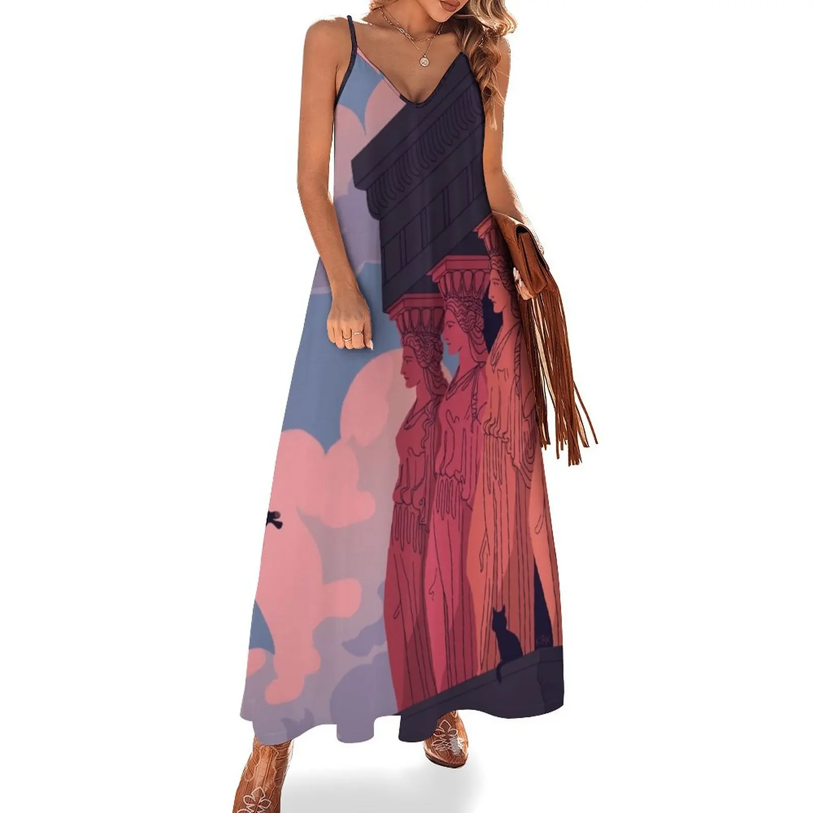 

Caryatids at Dusk Sleeveless Dress prom clothes dress women summer clothing women summer 2024 women dresses