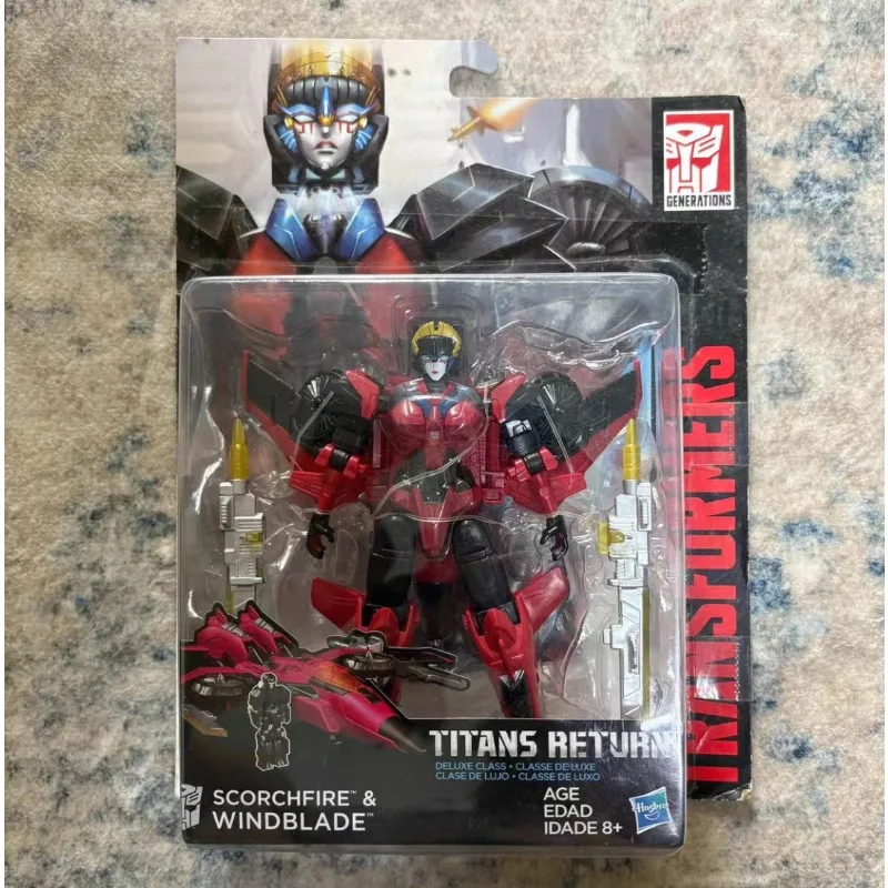 Original Hasbro Transformers SCORCHFIRE WINDBLADE Action Figure Model view 4