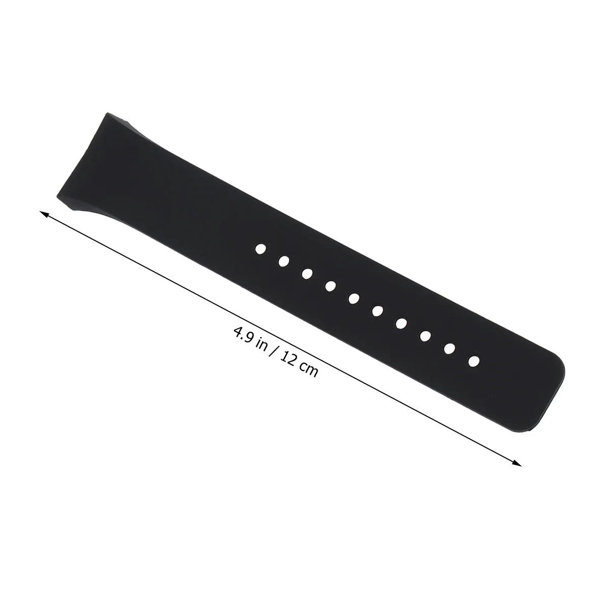 Sport Wrist Bands Replacement Watch Straps Smart Bracelet Straps Sports Thicken Adjustable R720 R730 Black