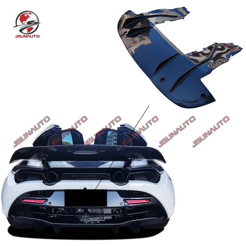 Dry Carbon Fiber Rear Bumper Diffuser For Mclaren 720s OEM Style Carbon Rear Lip For 2018-2022 720s Auto Accessories Body Kit