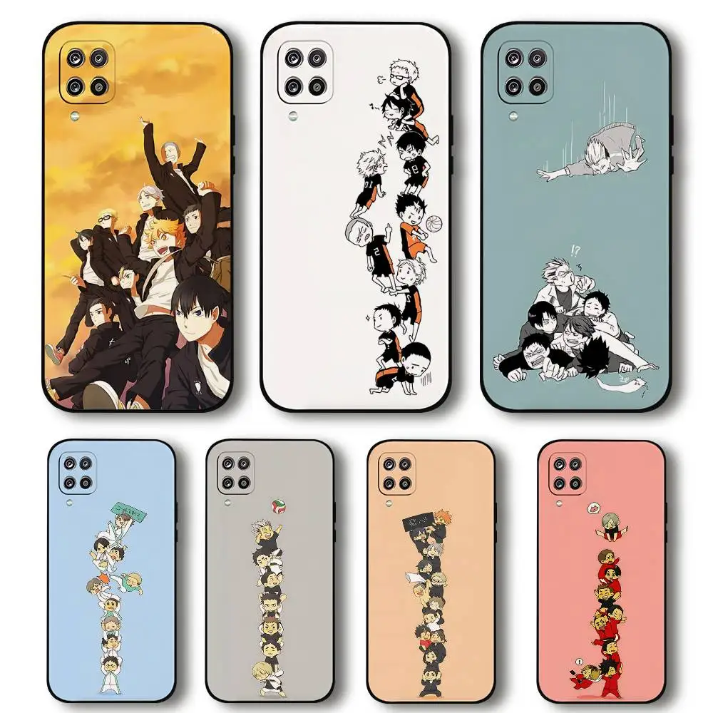 

H-Hai-kyuu-u Sleek Black Protective Phone Case:Perfect Fit For Xiaomi 12S Ultra,12,11 & Redmi Note 11,10T,9,9A,8Pro,8T,5G