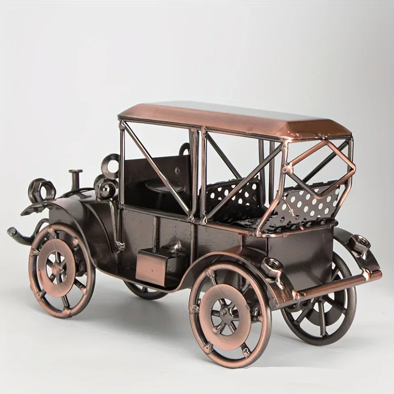 Vintage Car Ornaments Creative Light Luxury Style Living Room Wine Cabinet Home Decor Exquisite Gifts for Giving To Friends
