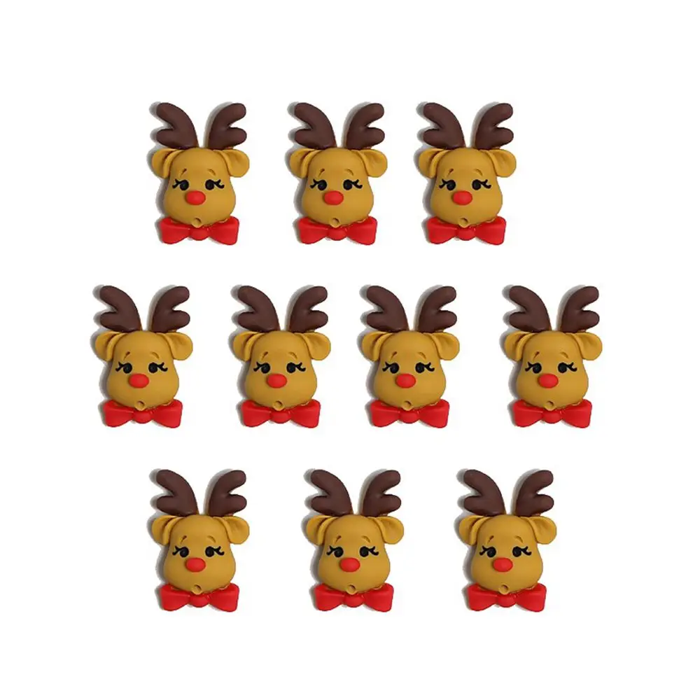 

Bell Ornament Flatback Elk Animals DIY Craft Christmas Nail Charms Manicure Accessories Nail Jewelry 3D Nail Art Decoration
