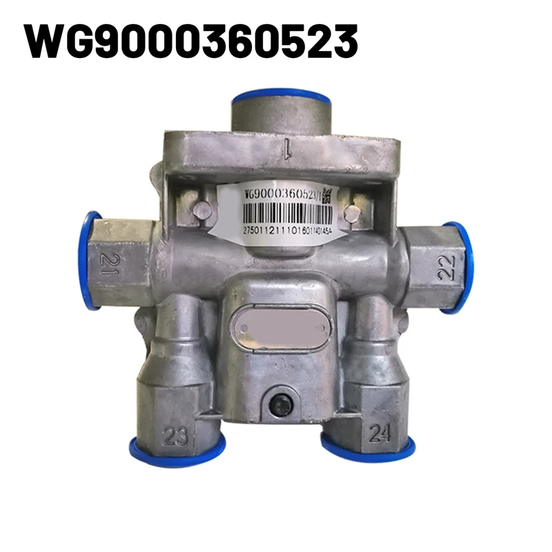 WG9000360523 Air Brake Air Dryer Four Circuit Protection Valve Brake For Truck For Heavy Duty Hovo HOWO