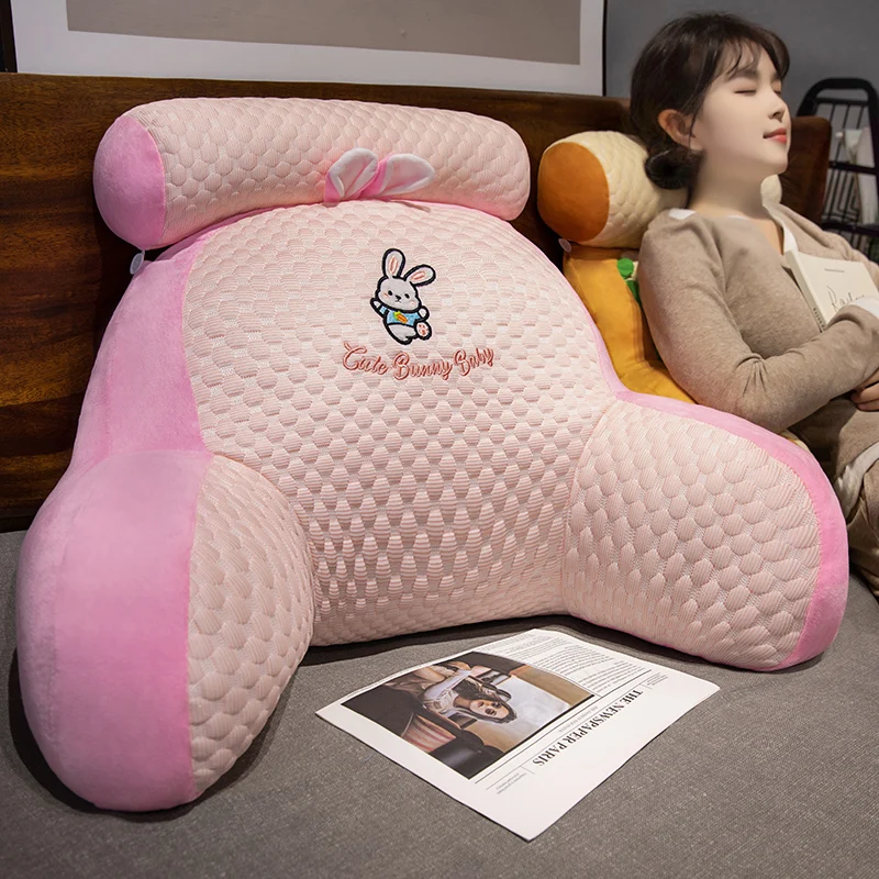 

Розовая подушка Bede, мягкая, с поддержкой для поясницы, большая, для беременных, для дивана, для чтения, для сна...