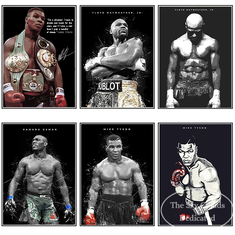 Bild Boxer: Hochwertige Wandkunst für Boxer-Enthusiasten und Sport-Begeisterte