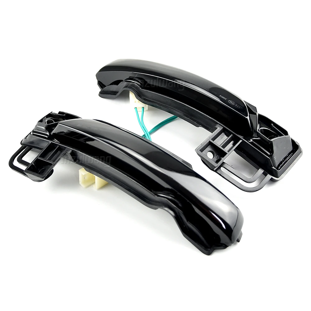 2 قطع ل جيب جراند شيروكي 2011-2020 LED ديناميكية بدوره مصباح إشارة المتعري تدفق المياه الوامض ضوء وماض