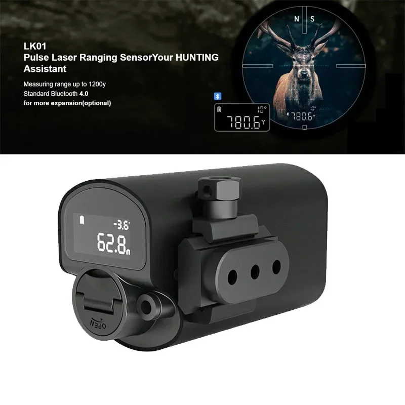 Mileseey LK01 Auxiliary Smart Laser 1200m Rangefinder with TTL Protocol Thermal Assist Night Vision