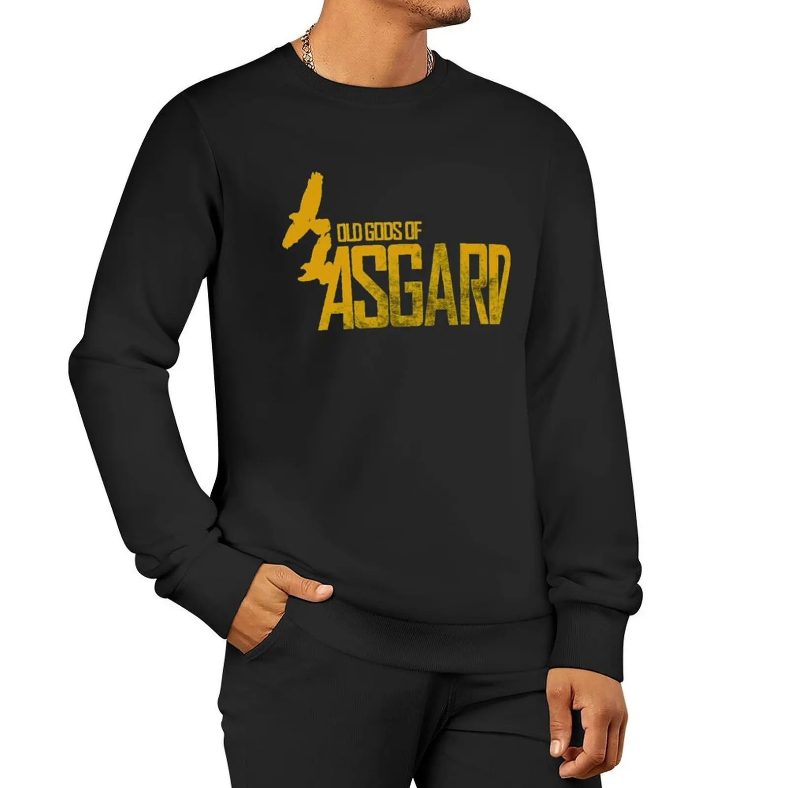 

Alan Wake Inspired Old Gods of Asgard Band Sweatshirt men's sweat-shirt set tracksuits hooded sweatshirt for men