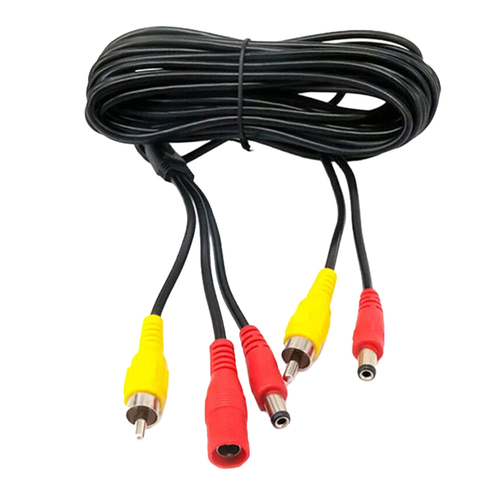 Practical Car for rca DC for video AV Extension Cable Car for rca DC for video AV Extension Cable Colour Reversing Camera