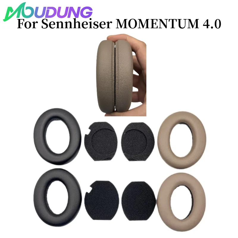 

MOUDUNG Earphone Ear Pads For Sennheiser MOMENTUM 4.0 Earpads Sponge Soft Foam Cushion Replacement Headphones Accessories