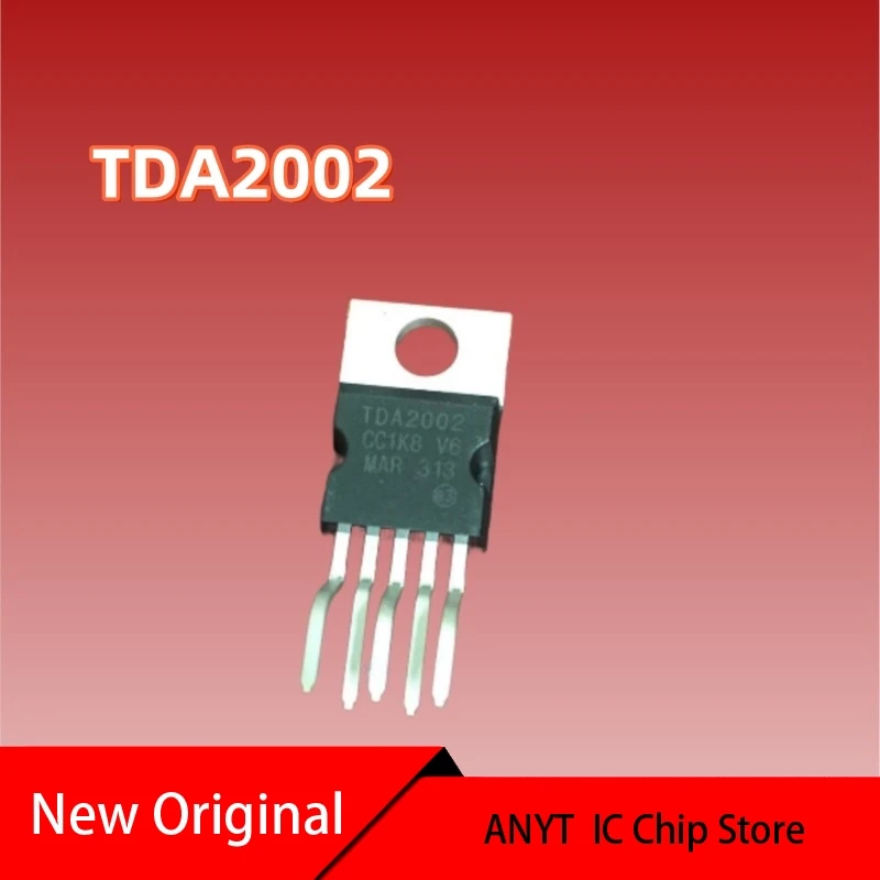 NEW   10PCS/lot   TDA2002 ,  2002   TO220-5