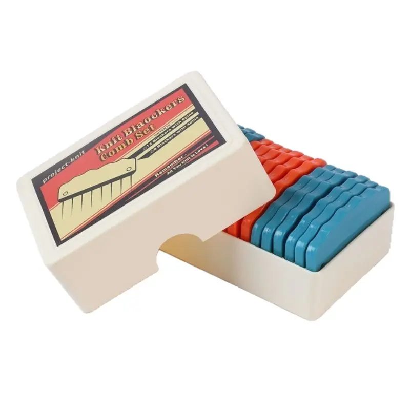 

【Ship Within Knitting Blocking Pin Kit,20Pcs Knit Blockers Combs, For Crochet Cleaning Board Mat