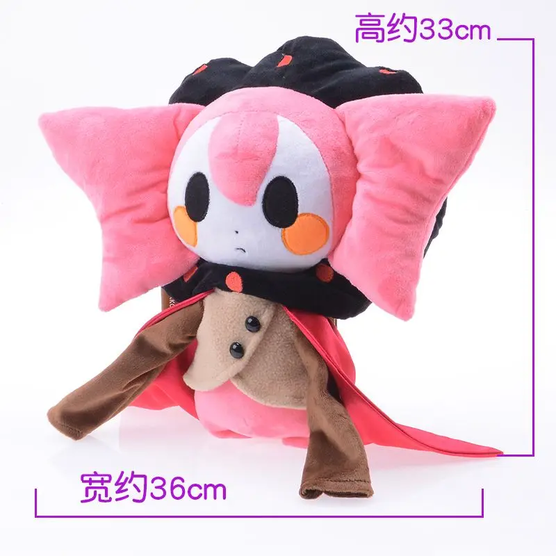 33cm Puella Magi Madoka Magica Plush Doll Charlotte Cosplay Cute Doll Soft Stuffed Throw Pillow Anime Figure Pendant Toys Gifts