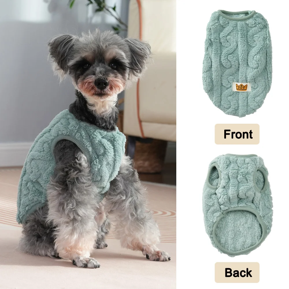 الحيوانات الأليفة القط الملابس للقطط الصغيرة المتوسطة الكلاب الشتاء لينة الصوف القط زي أبو الهول سترة سترة هريرة البلوز البلدغ سترة