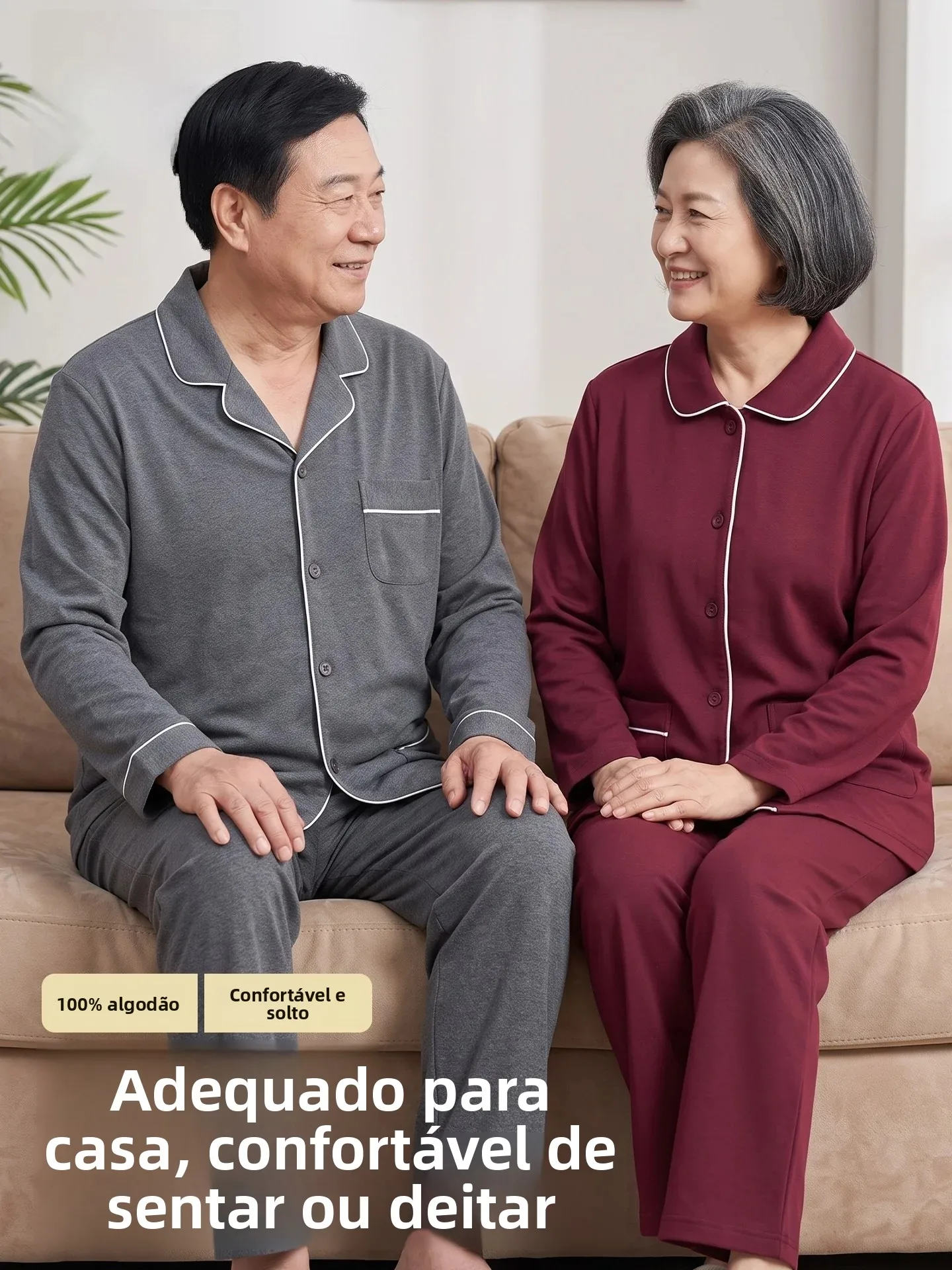 spring-weave-thickened-pure-cotton-sleepwear-set-for-middle-aged-and-elderly-home-leisure-long-sleeve-button-front-loose-fit